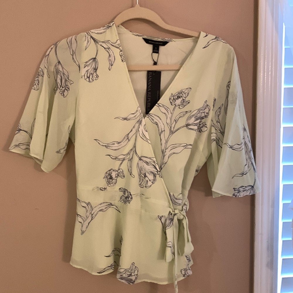 Banana Republic Wrap Blouse